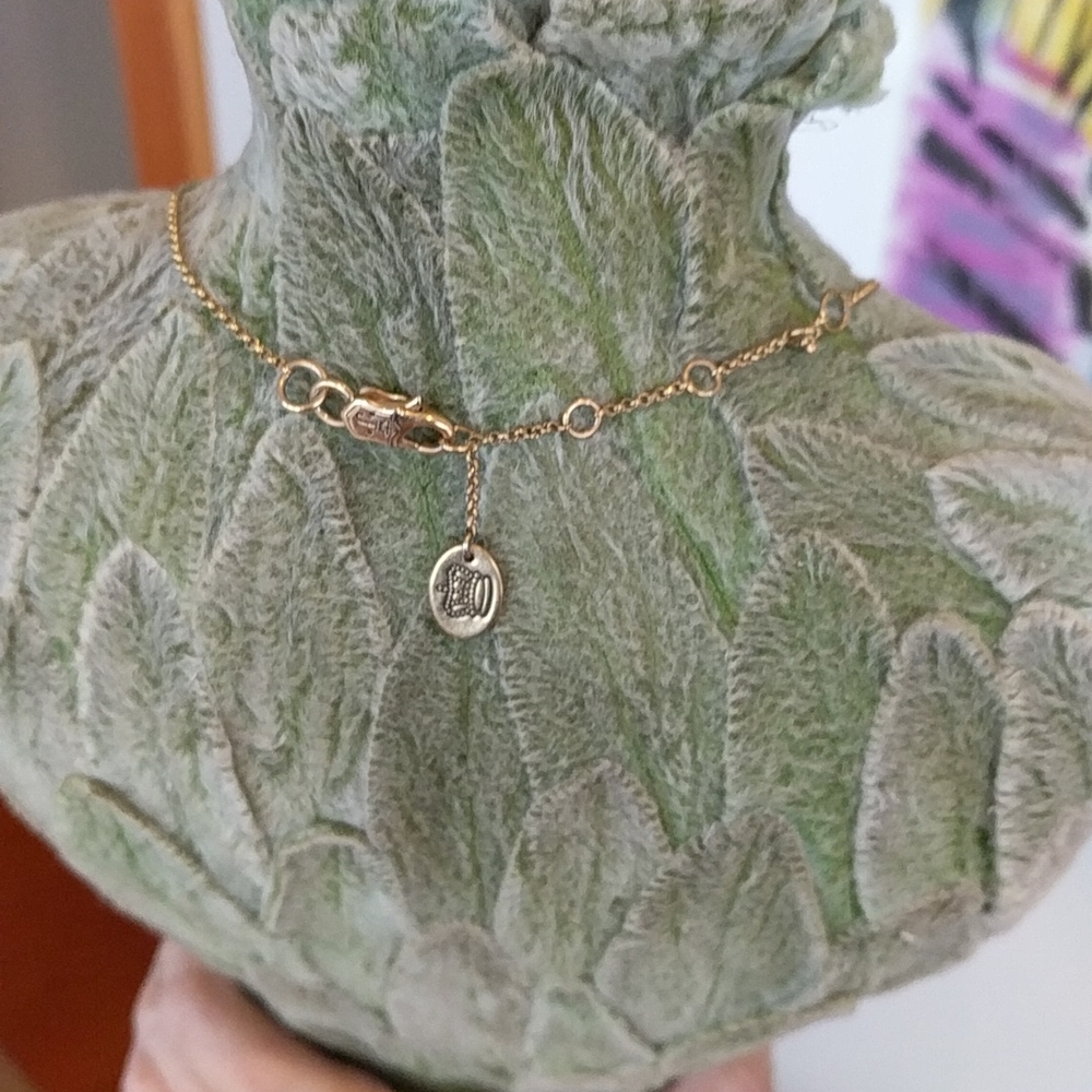 JUICY COUTURE WISH BONE NECKLACE - Picture 8 of 15